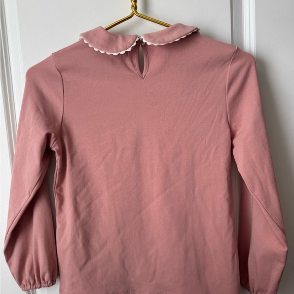 NWT Maison Me Katie Collared Top Dusty Pink - Picture 6 of 6